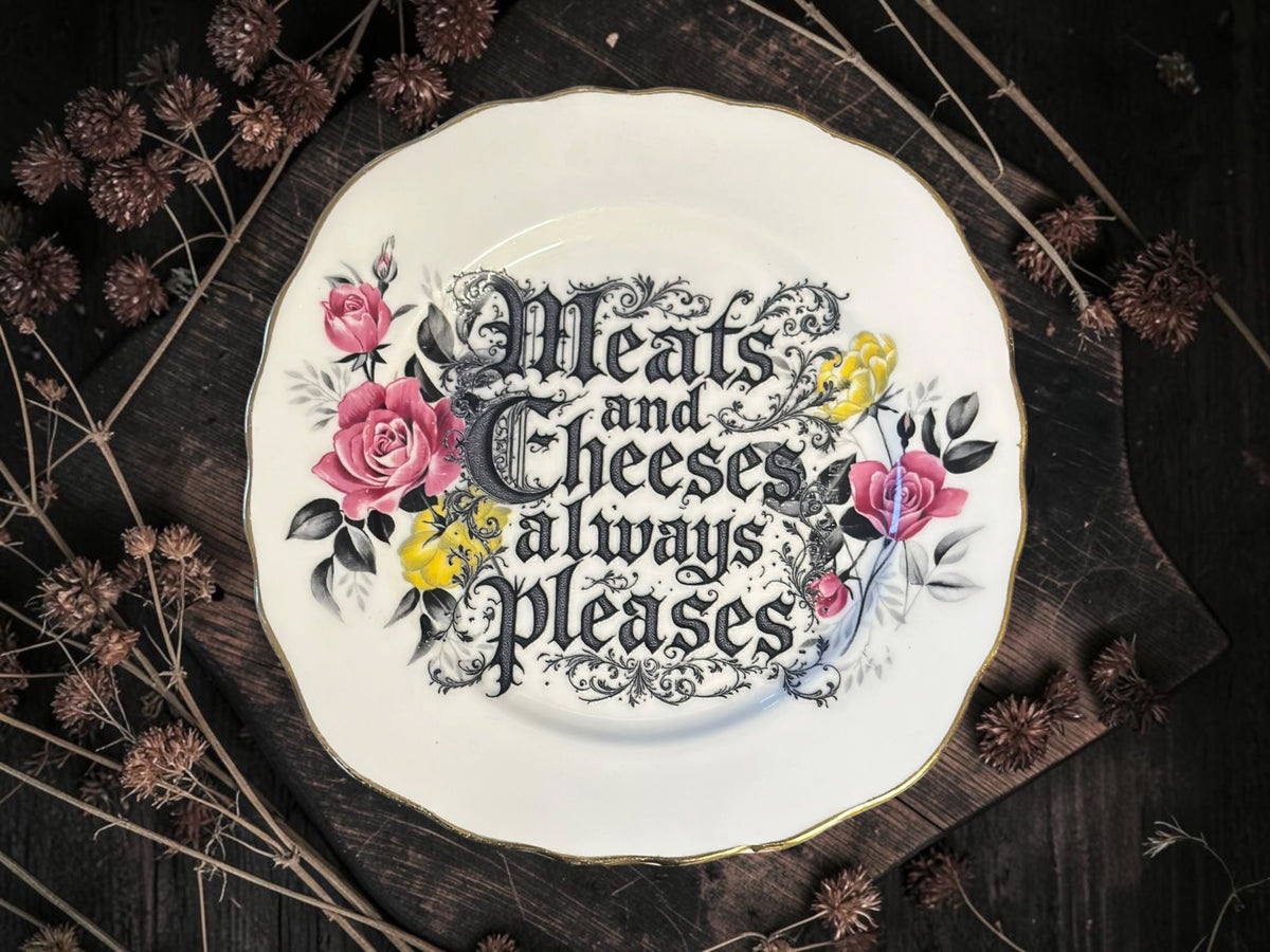 Meats and Cheeses Always Pleases, Pink Roses