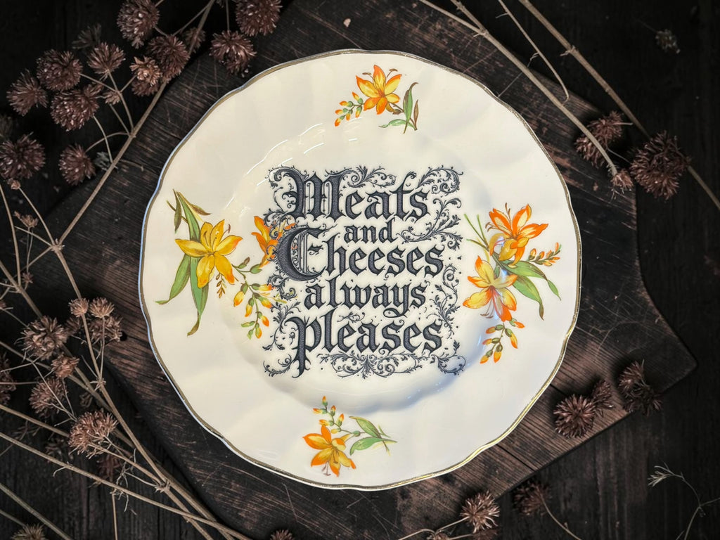 Meats and Cheeses Always Pleases, Yellow Flowers