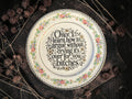 Vintage decorative plate reading Once I Learn How to Argue Without Crying It’s Over for You Bitches