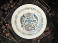 Vintage decorative plate reading Surely Not Everybody Was Kung Fu Fighting