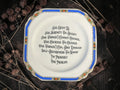 Vintage decorative plate reading God, Grant Me the Serenity to Accept the Things I Cannot Change, the Courage to Change the Things I Can, and Enough Self-Awareness to Know I'm Probably the Problem.
