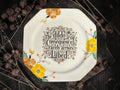 Vintage decorative plate reading The dildo of consequences rarely arrives lubed