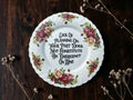 SKU 160 floral statement plate