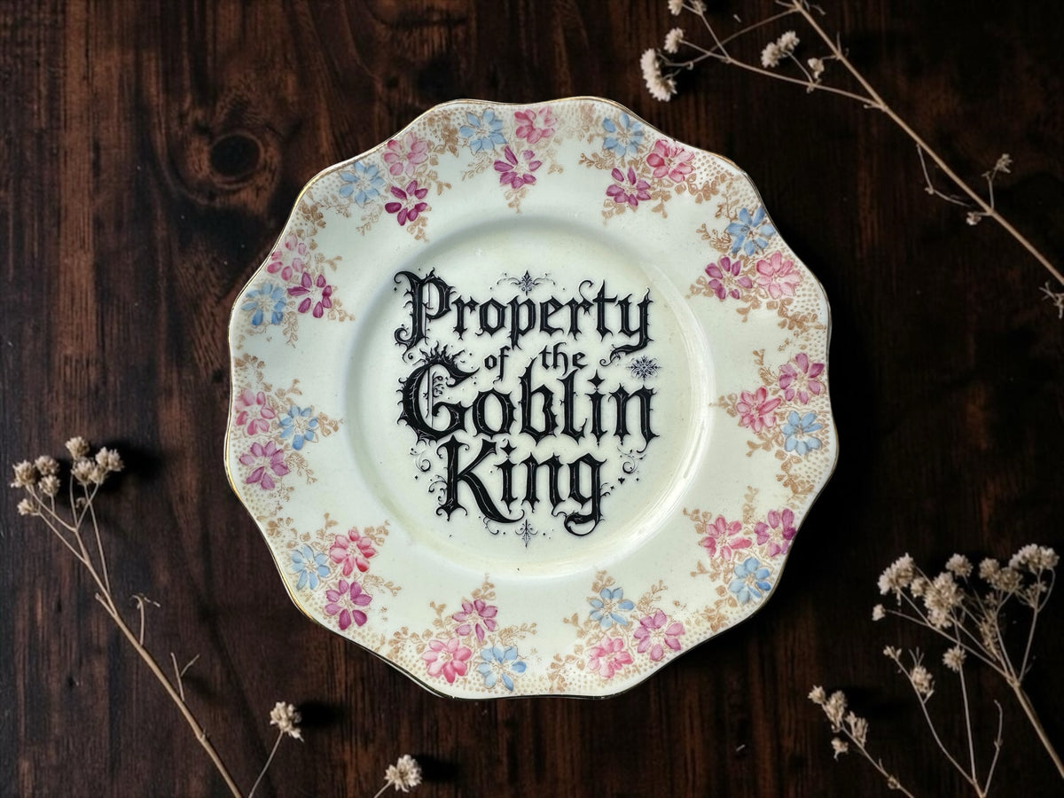 Property of the Goblin King vintage decorative plate