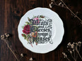 Meats and Cheeses Always Pleases vintage decorative plate