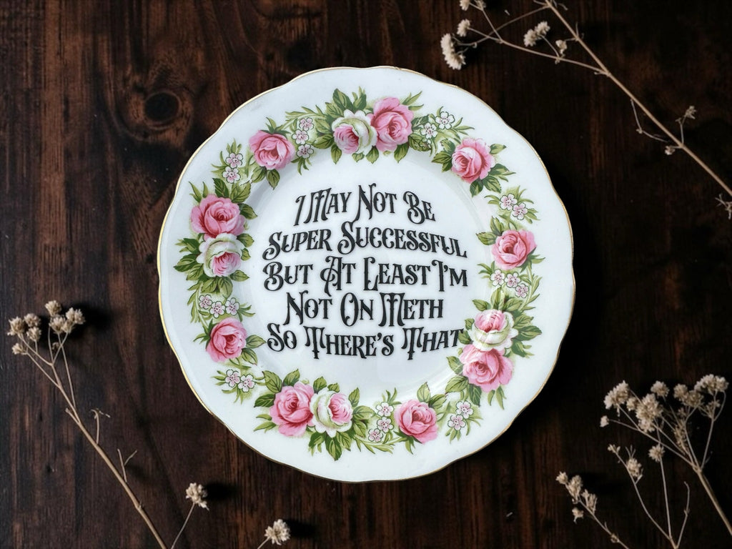 Funny vintage statement plate SKU 194