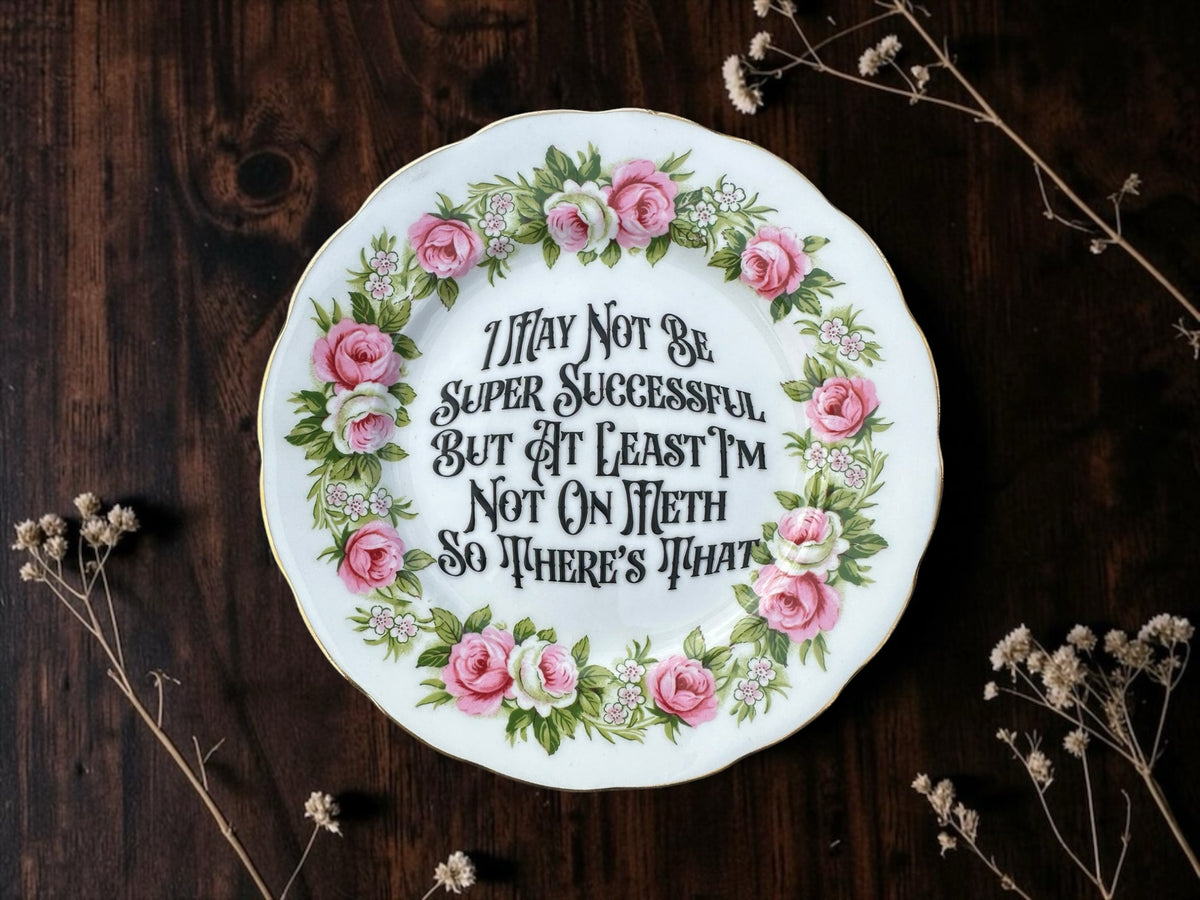 Funny vintage statement plate SKU 194