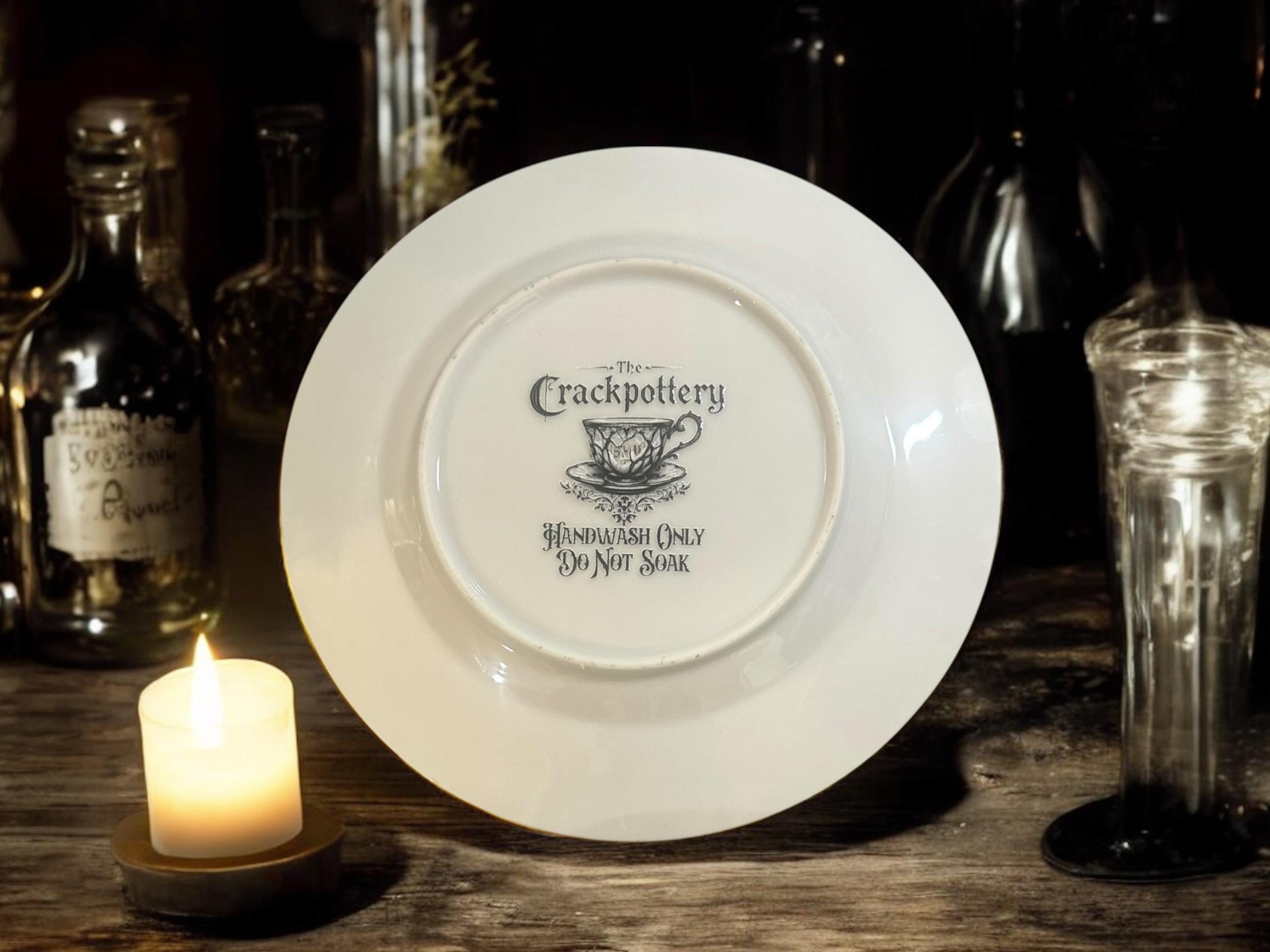 Birmingham Rocks Plate  Vintage Crackpottery with stand