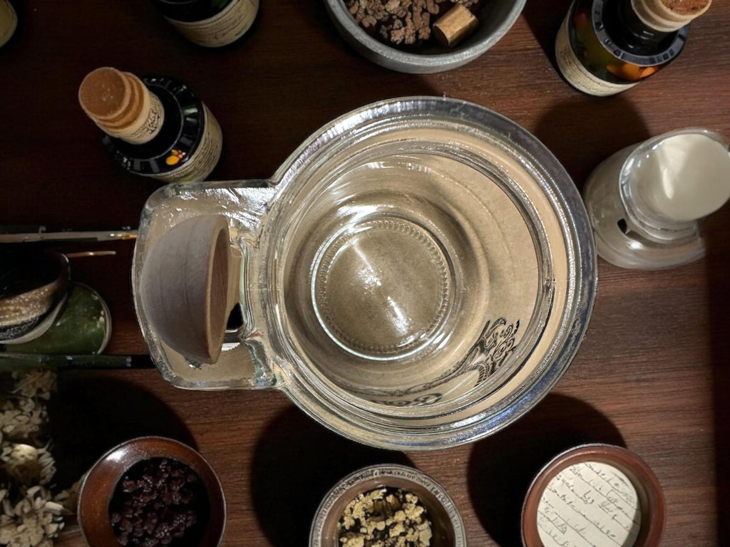 Hash small glass jar