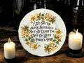 Funny Vintage Side Plate: "At Least I'm Not On Meth" - Upcycled China