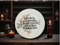 Funny Vintage Side Plate: "At Least I'm Not On Meth" - Upcycled China