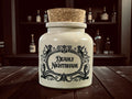 Deadly Nightshade Stoneware apothecary jar