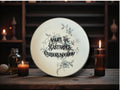 Nolite te bastardes carborundurm, vintage plate with stand