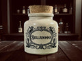 Belladonna Stoneware apothecary jar