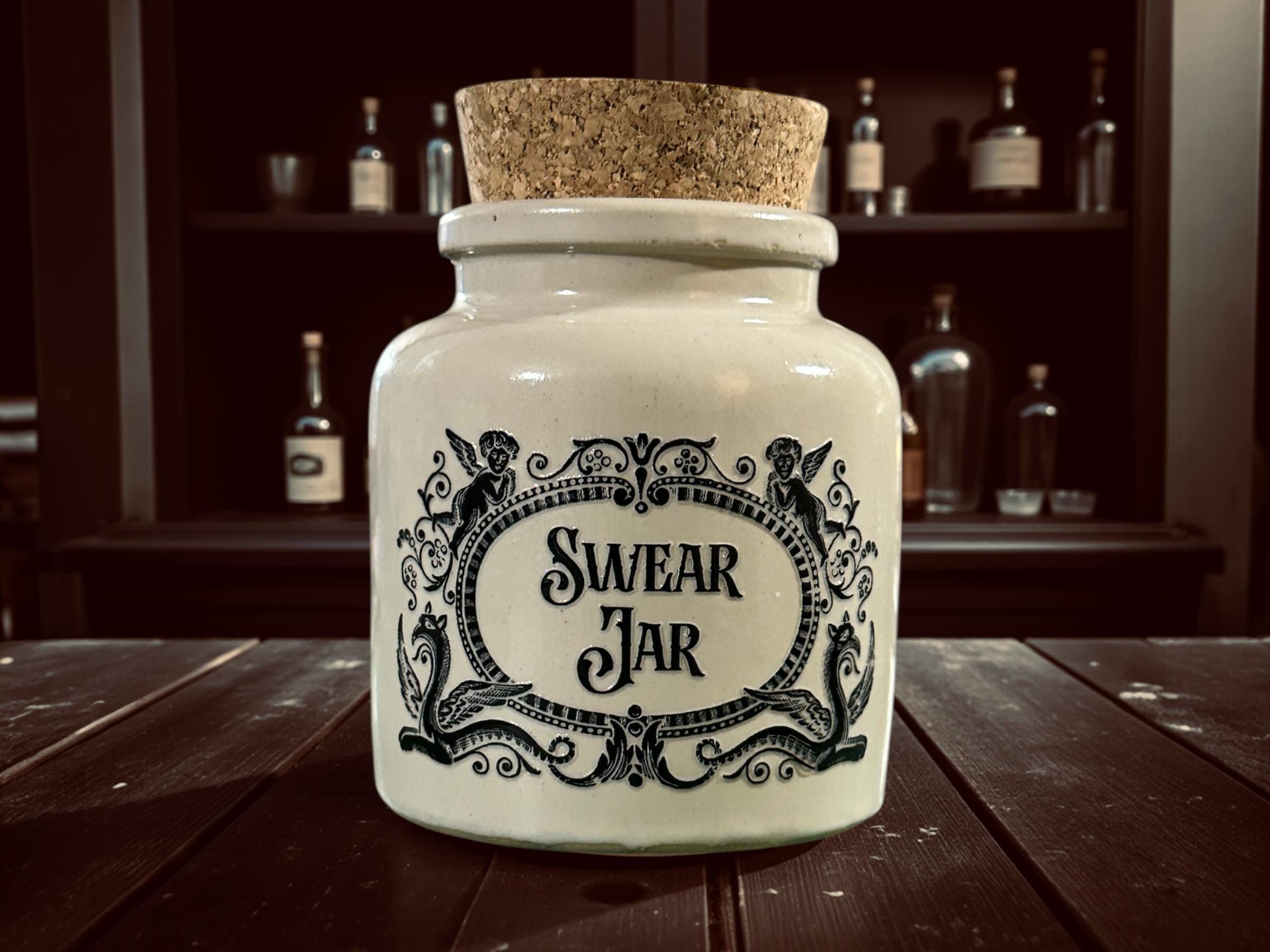 Swear Jar apothecary jar