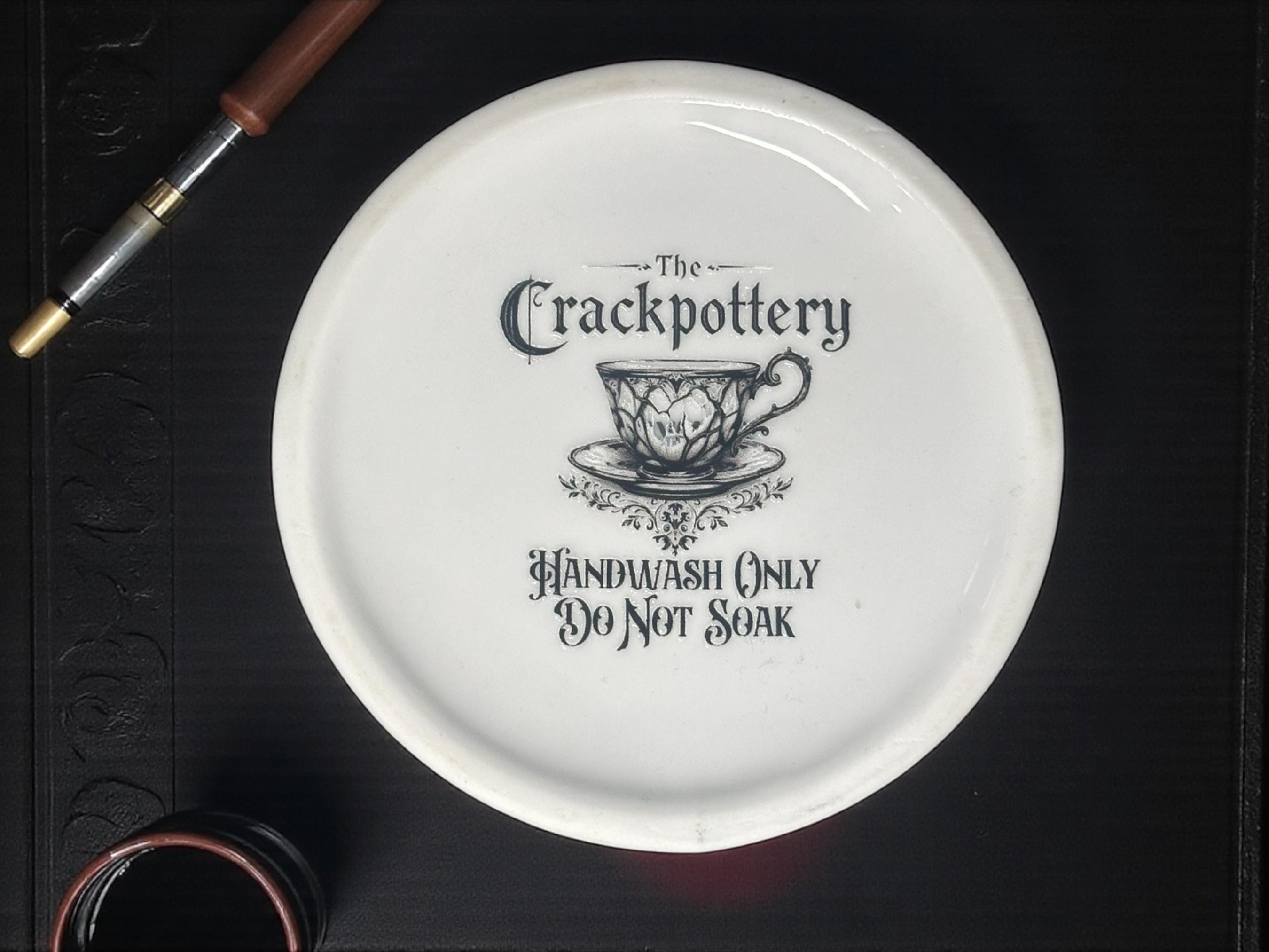 My Last Fuck white apothecary jar pot