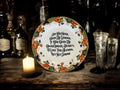 Life Has Never Given Me Lemons Vintage Plate Vintage Crackpottery with stand