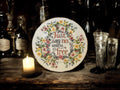 Just Say No Unless Its Free Plate  Vintage Crackpottery with stand