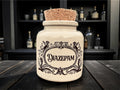 Diazepam Stoneware Jar | Funny Mental Health Decor | Statement Storage | Novelty Gift