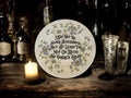 Funny Vintage Side Plate: "At Least I'm Not On Meth" - Upcycled China