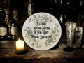 Ill Try Being Nicer If You Try Being Smarter Vintage Plate  Vintage Crackpottery with stand