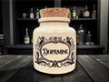 Dopamine Stoneware Jar | Funny Statement Storage | Humorous Home Decor | Novelty Gift