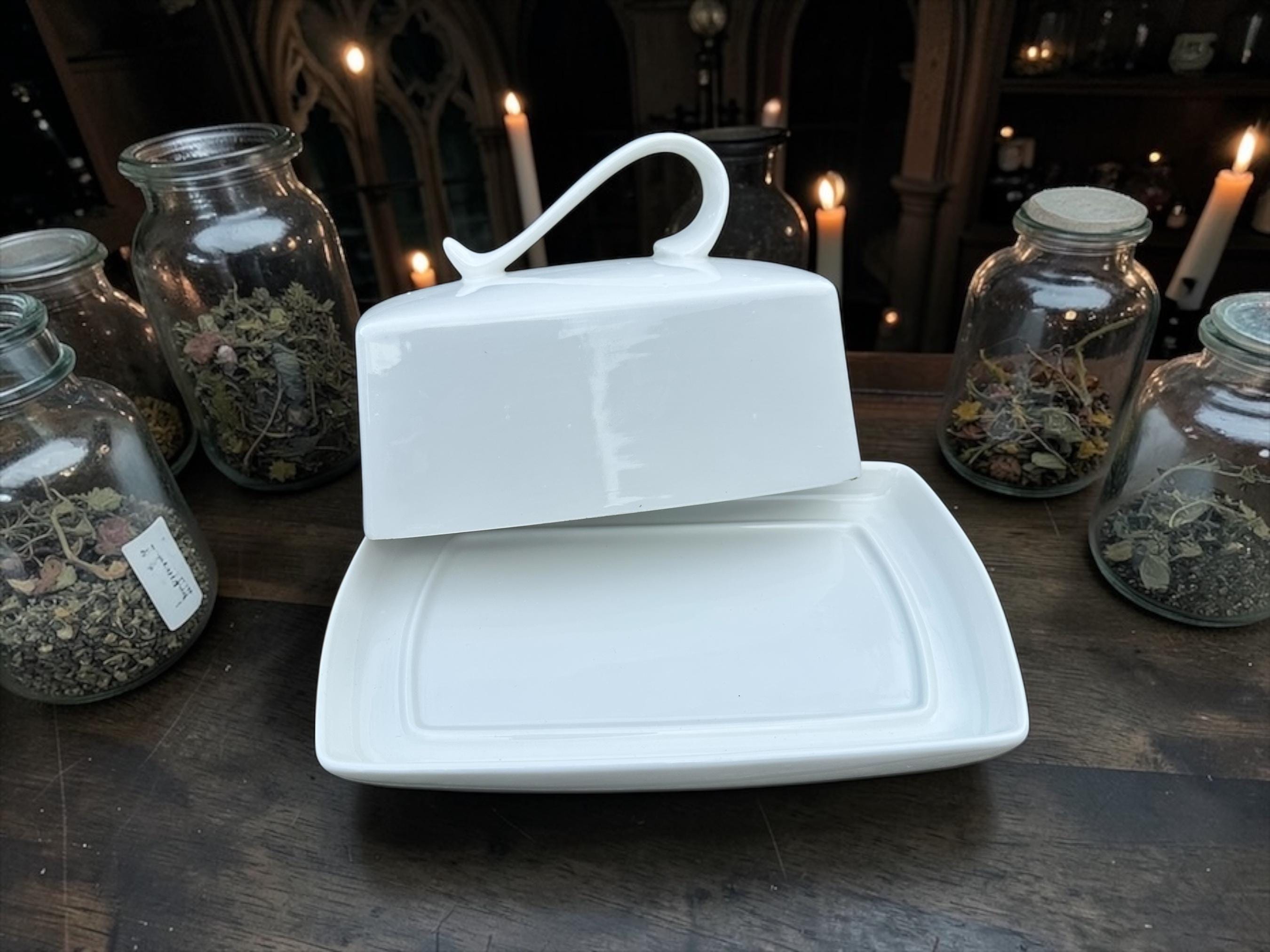 Emergency Lube Butter Dish Funny Kitchen Decor Rude Butter with Lid Inappropriate Housewarming Gift Novelty Kitchenware Sarcastic Kitchen