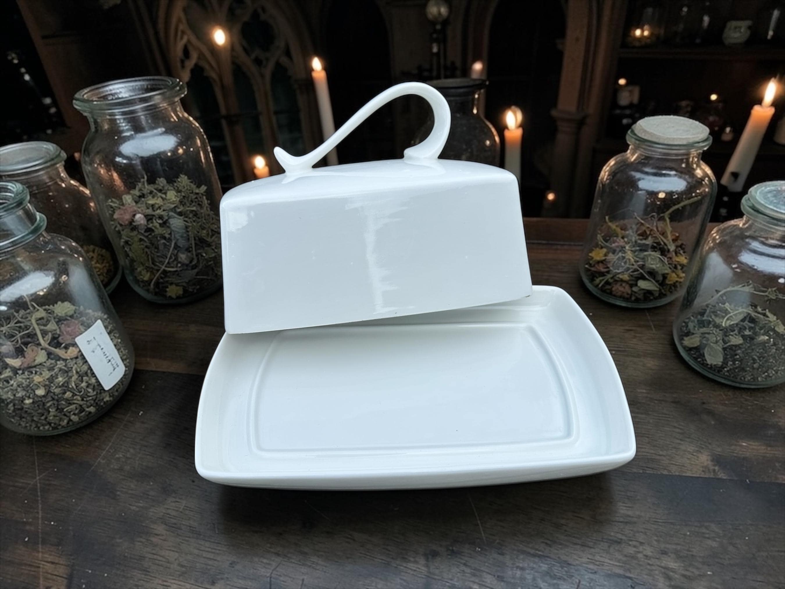 Lurpak In This Economy Butter Dish Funny Kitchen Decor Cost of Living Joke Butter Dish with Lid Sarcastic Kitchenware Novelty Kitchen gift