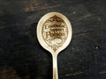Emotional Support Poison Engraved Gold Teaspoon, Funny Dark Humour Spoon, Gothic Teaspoon Gift, Rude Cutlery, Novelty Spoon