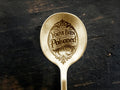 Youve Been Poisoned Engraved Gold Teaspoon, Gothic Spoon, Dark Humour Gift, Novelty Teaspoon, Spooky Kitchen Decor, Funny Rude Spoon