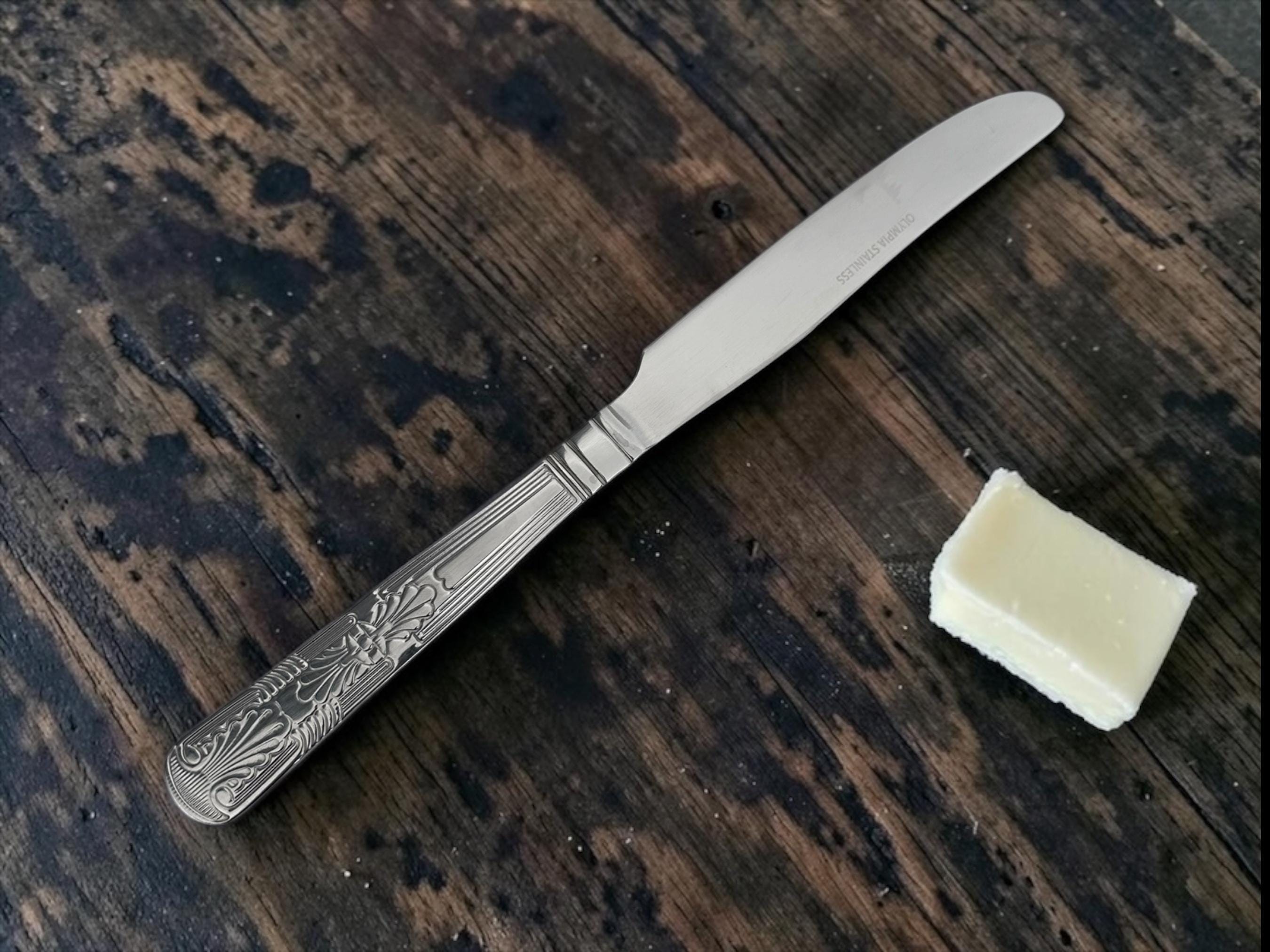 Inappropriate Breakfast Knife Set  4 Engraved Butter Knives | Stainless Steel | Funny Kitchen Gift