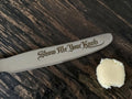 Show Me Your Knob Engraved Butter Knife | Stainless Steel | Funny Kitchen Gift