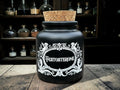 Testosterone Apothecary Jar  Funny Dark Humour Storage Jar  Gothic Bathroom Decor