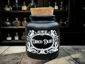 Disco Dust Ceramic Jar  Dark Humour Apothecary Pot  Gothic Kitchen Decor  Alt Gift