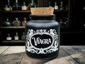 Viagra Apothecary Jar  Gothic Storage Jar  Funny Adult Humour Decor  Alternative Gift