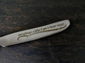 Engraved “Everythings a Dildo If Youre Brave Enough Knife  Dark Humour Stainless Steel Knife  Gothic Cutlery Gift  Crackpottery
