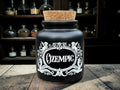 Ozempic Apothecary Jar  Funny Weight Loss Storage Jar  Gothic Kitchen Decor  Alternative Gift