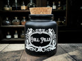 Chill Pills Apothecary Jar  Gothic Storage Jar  Funny Mental Health Decor  Alternative Gift