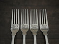 Engraved Gothic Forks  Dark Humour Stainless Steel Cutlery  Funny Gift for Goth Kitchen, Novelty Fork, Crackpottery
