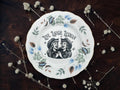 Live laugh lesbian, vintage plate with stand