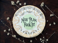 New Plan Fuck It! vintage plate with stand