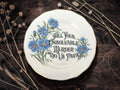 Till Your Unsolvable Murder So Us Part Plate  Vintage Crackpottery with stand