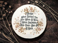 I Do Not Have Ducks, vintage plate with stand